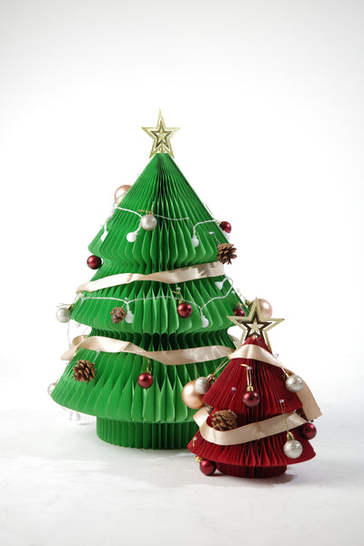 聖誕樹Paper Xmas Tree: reusable, foldable | Christmas Tree  - 附贈掛飾&燈飾