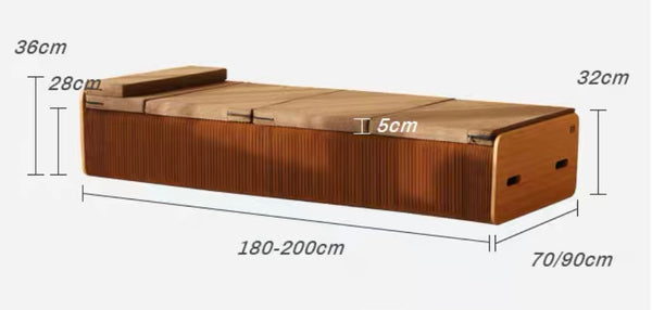 2022 多用途梳化床 sofa bed ｜Bed/Sofa/Bench - Foldable 附贈mattress| 兩款型號｜啡色/白色