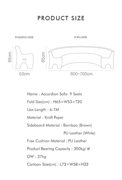 梳化 Sofa｜ 六座/九座 - 6 or 9 seater - 可摺疊 Foldable - 2 colours
