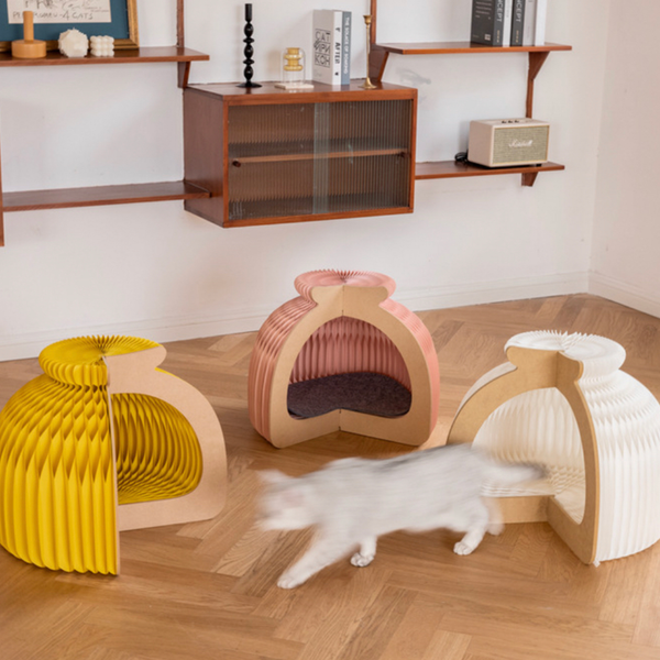 暢銷款｜小籠包貓屋 Simple Cat House - 喜新厭舊試新野 可摺疊 - 三色 現貨